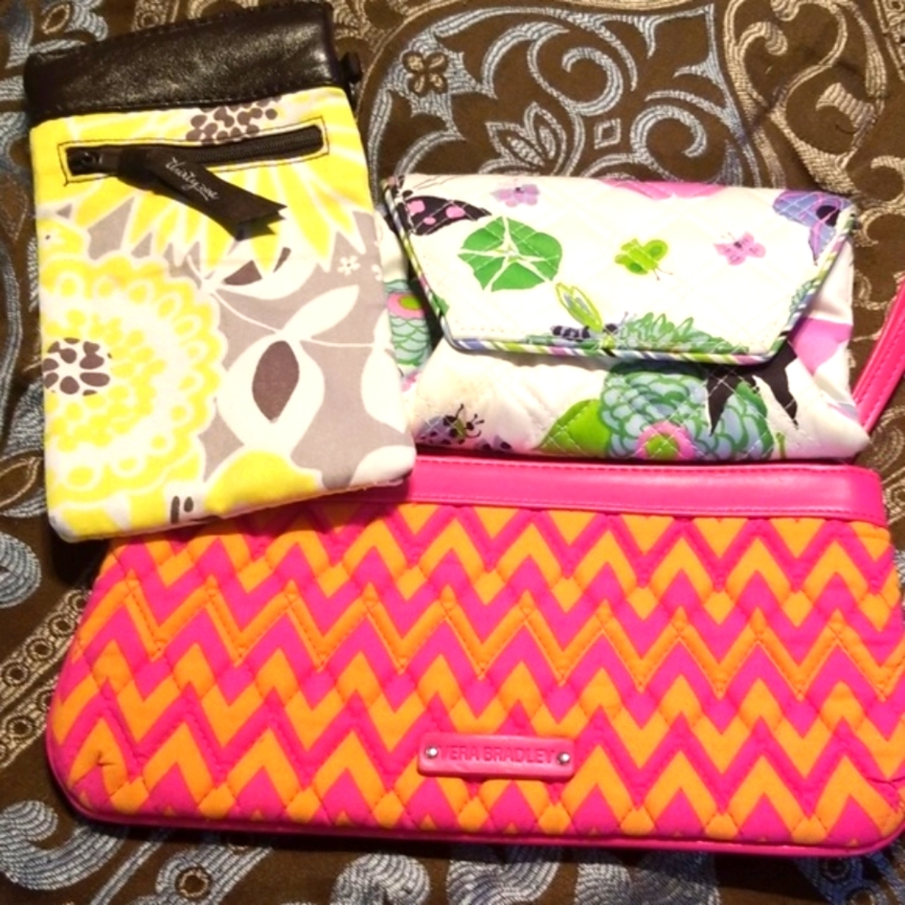 2 Vera Bradley purses/wallets 1 thirty-one purse